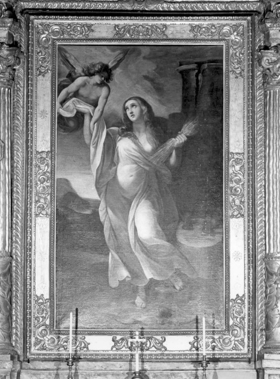 Santa Barbara (pala d'altare) di Cesari Giuseppe detto Cavalier d'Arpi